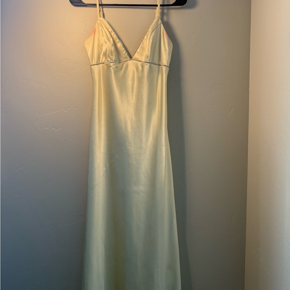 Morgan & Co. Cream Satin Chemise